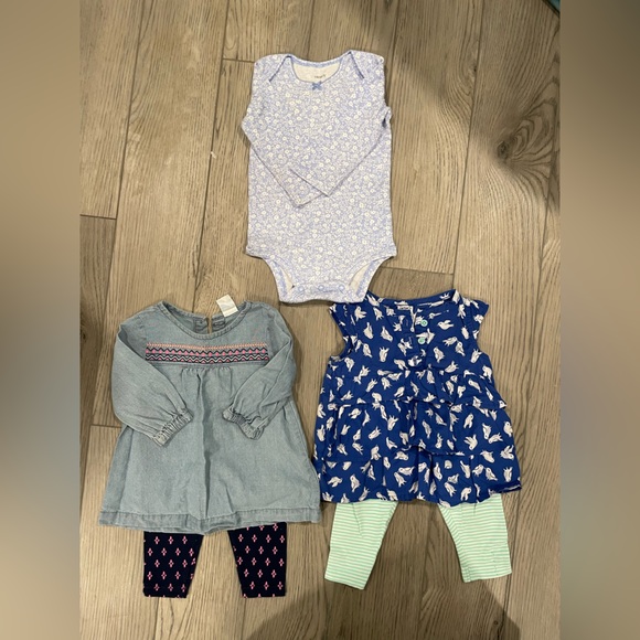 Carter’s 6 month Baby Girl Outfits Bundle - Picture 1 of 7